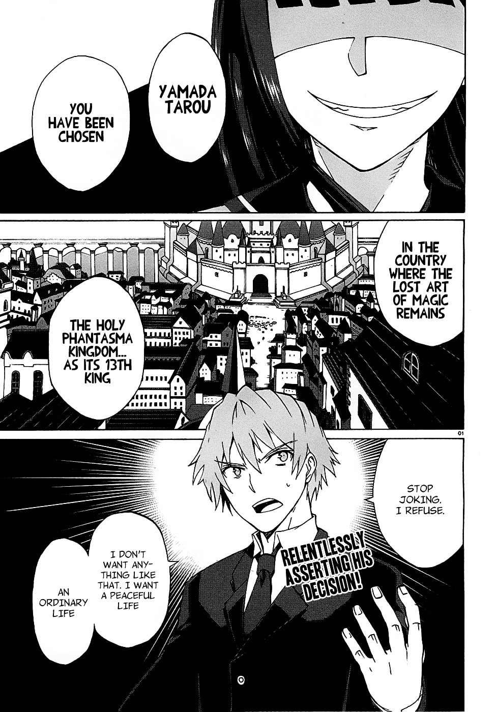 Otogi Taisen Fantasma Chapter 2 page 3 - Chapter 2 : “I Don't Plan on Becoming a King”