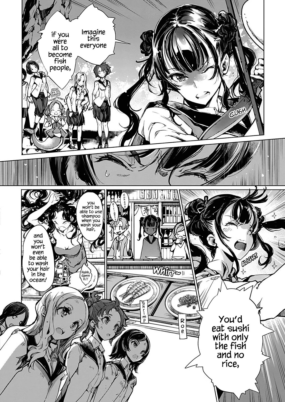 Otohime Diver Chapter 8.5 page 12 - Chapter 8.5: Omake: Shen
