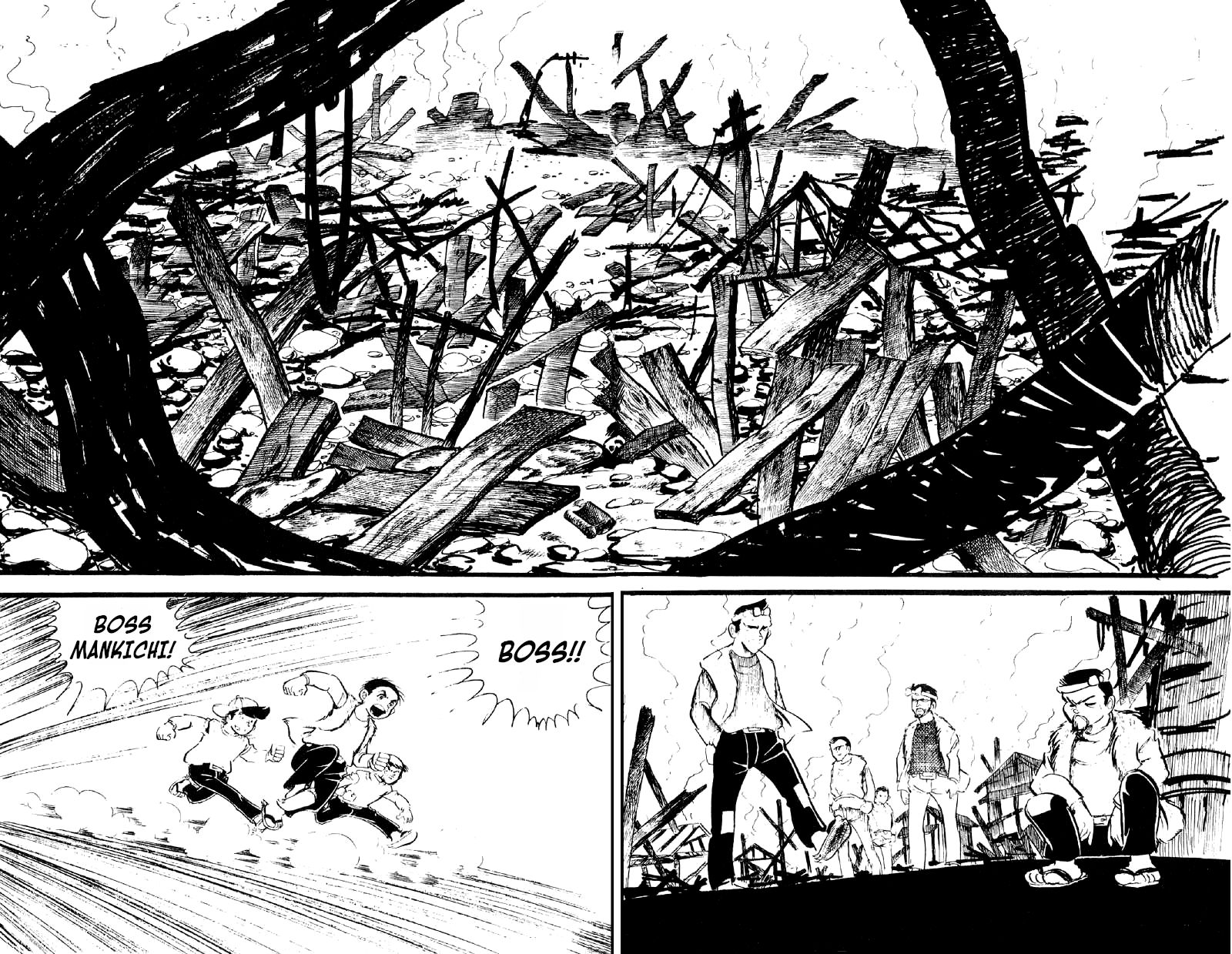 Otoko Ippiki Gaki Daishou Chapter 26 page 7 - Chapter 26 - Mankichi of the Burnt Field