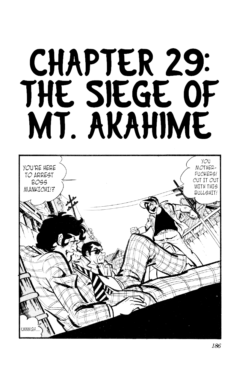 Otoko Ippiki Gaki Daishou Chapter 29 page 1 - Chapter 29: The Siege of Mt. Akahime