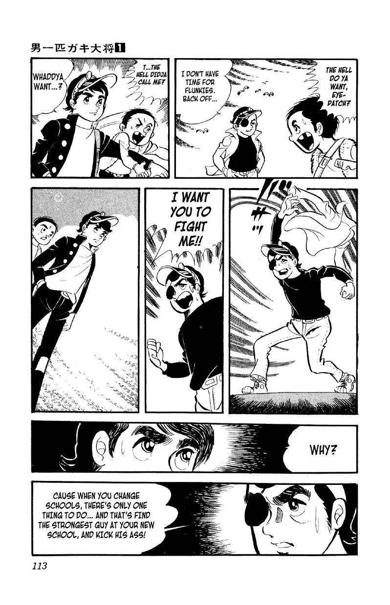 Otoko Ippiki Gaki Daishou Chapter 4 page 16 - Chapter 4: Eyepatch Ginji