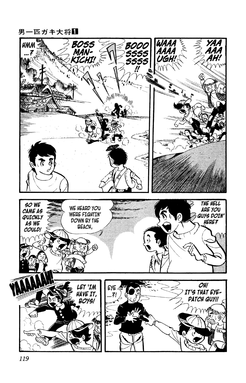 Otoko Ippiki Gaki Daishou Chapter 4 page 22 - Chapter 4: Eyepatch Ginji