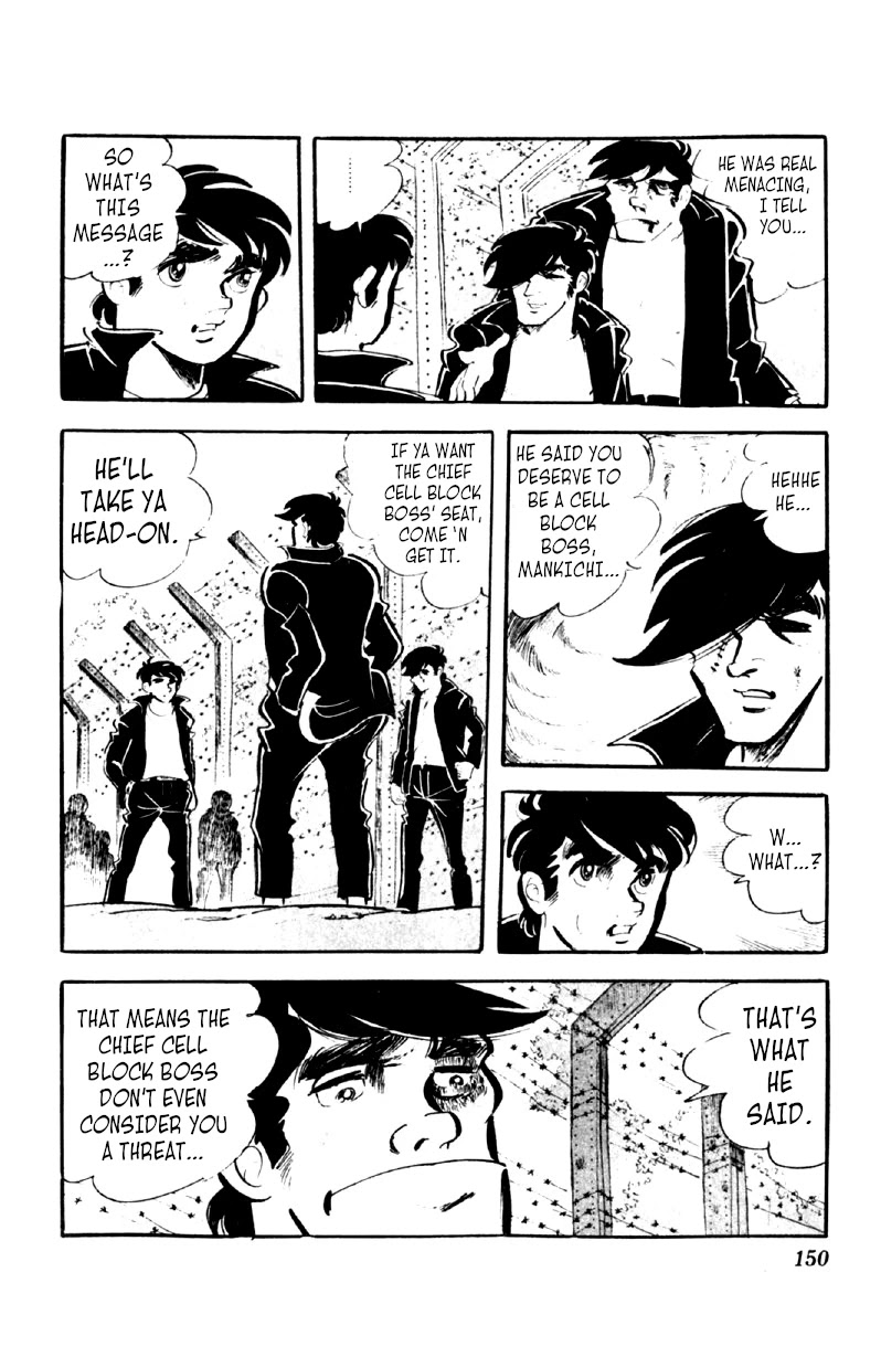 Otoko Ippiki Gaki Daishou Chapter 45 page 21 - Chapter 45: Shadow of the Chief Cell Block Boss