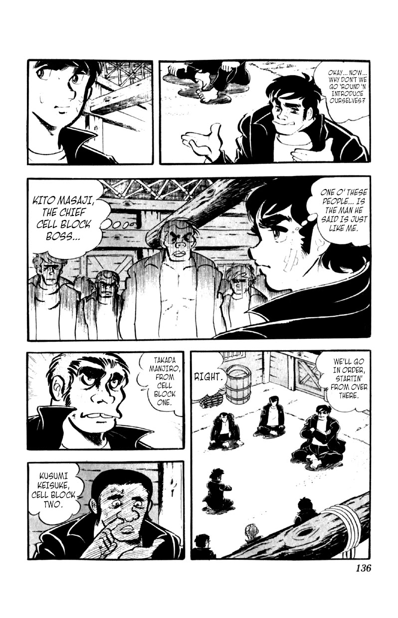 Otoko Ippiki Gaki Daishou Chapter 45 page 7 - Chapter 45: Shadow of the Chief Cell Block Boss