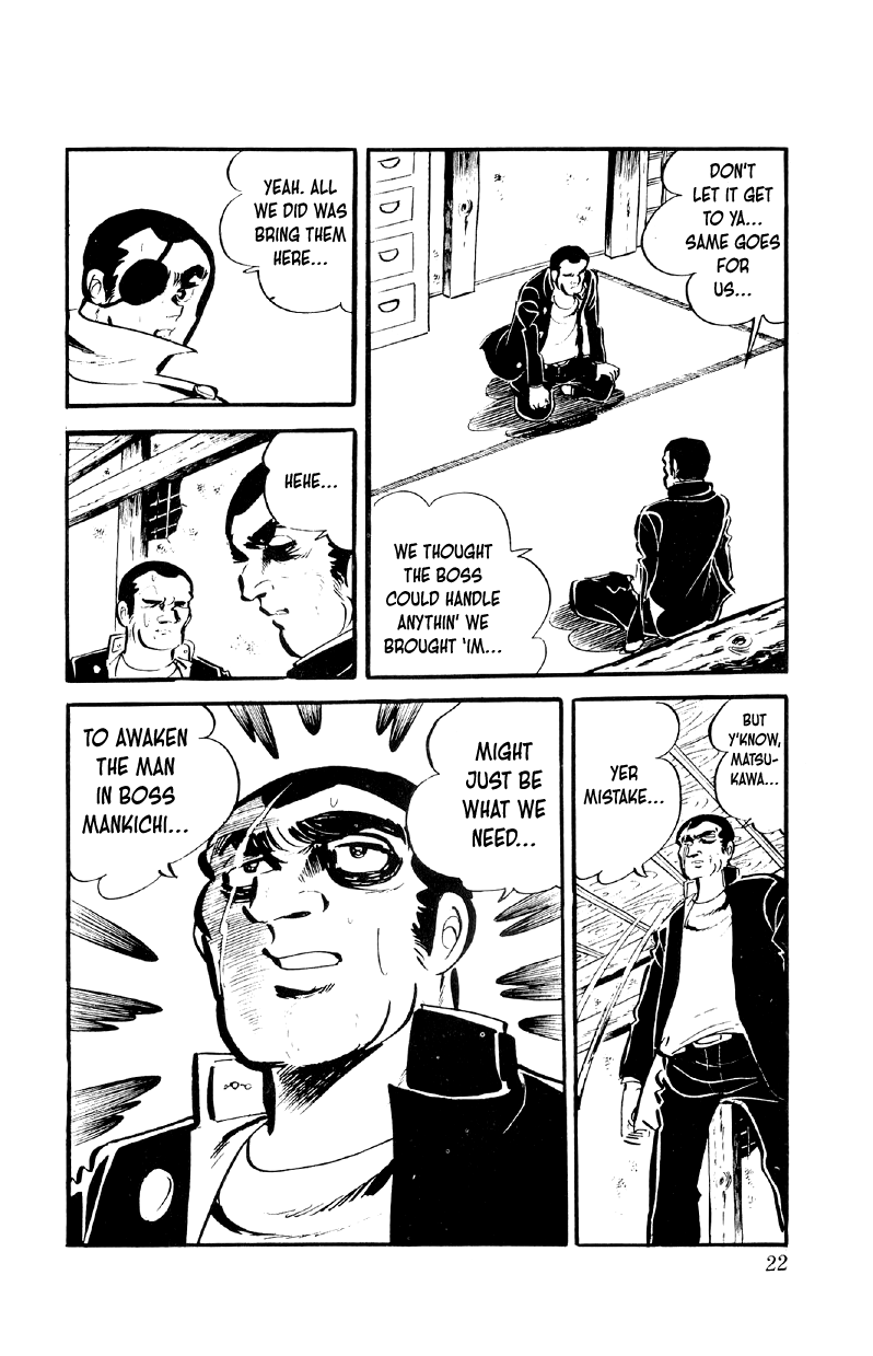 Otoko Ippiki Gaki Daishou Chapter 65 page 20 - Chapter 65: Mankichi Alone