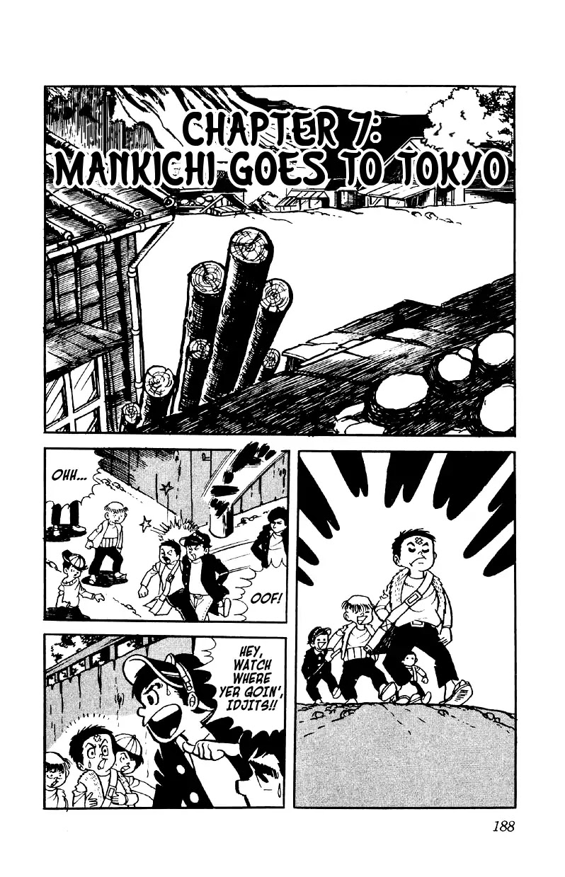 Otoko Ippiki Gaki Daishou Chapter 7 page 1 - Chapter 7: Mankichi Goes to Tokyo