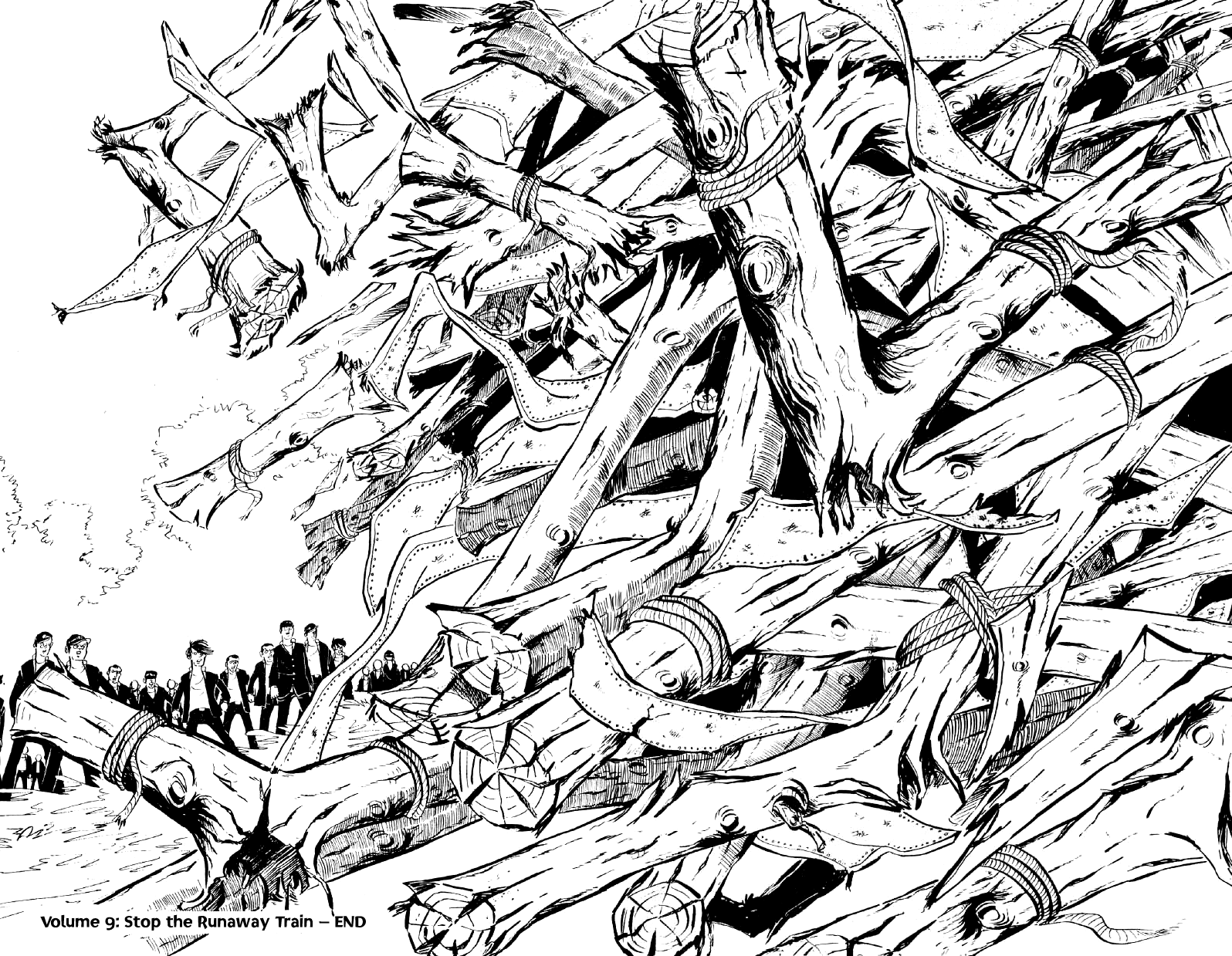 Otoko Ippiki Gaki Daishou Chapter 72 page 21 - Chapter 72: The Human Pillar of Terror