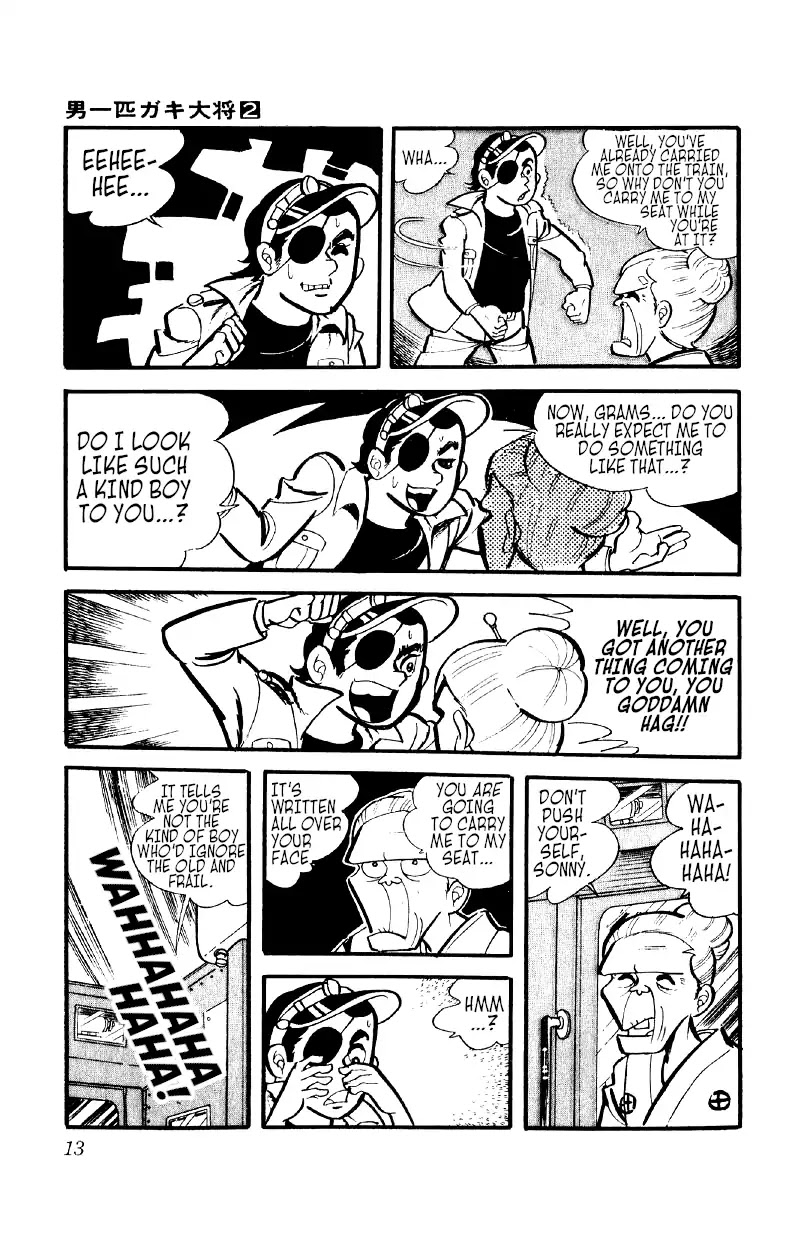 Otoko Ippiki Gaki Daishou Chapter 8 page 12 - Chapter 8: Mankichi's Stopover