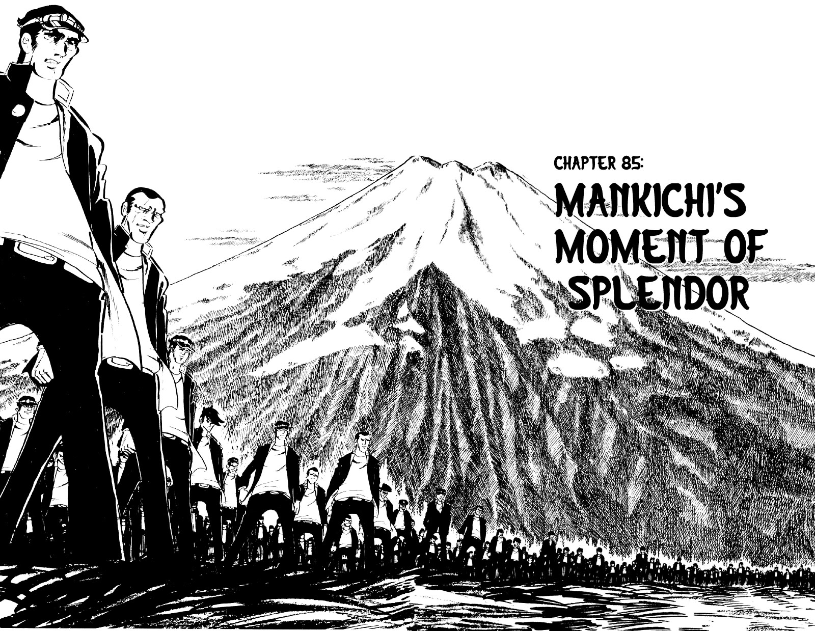 Otoko Ippiki Gaki Daishou Chapter 85 page 1 - Chapter 85: Mankichi's Moment of Splendor