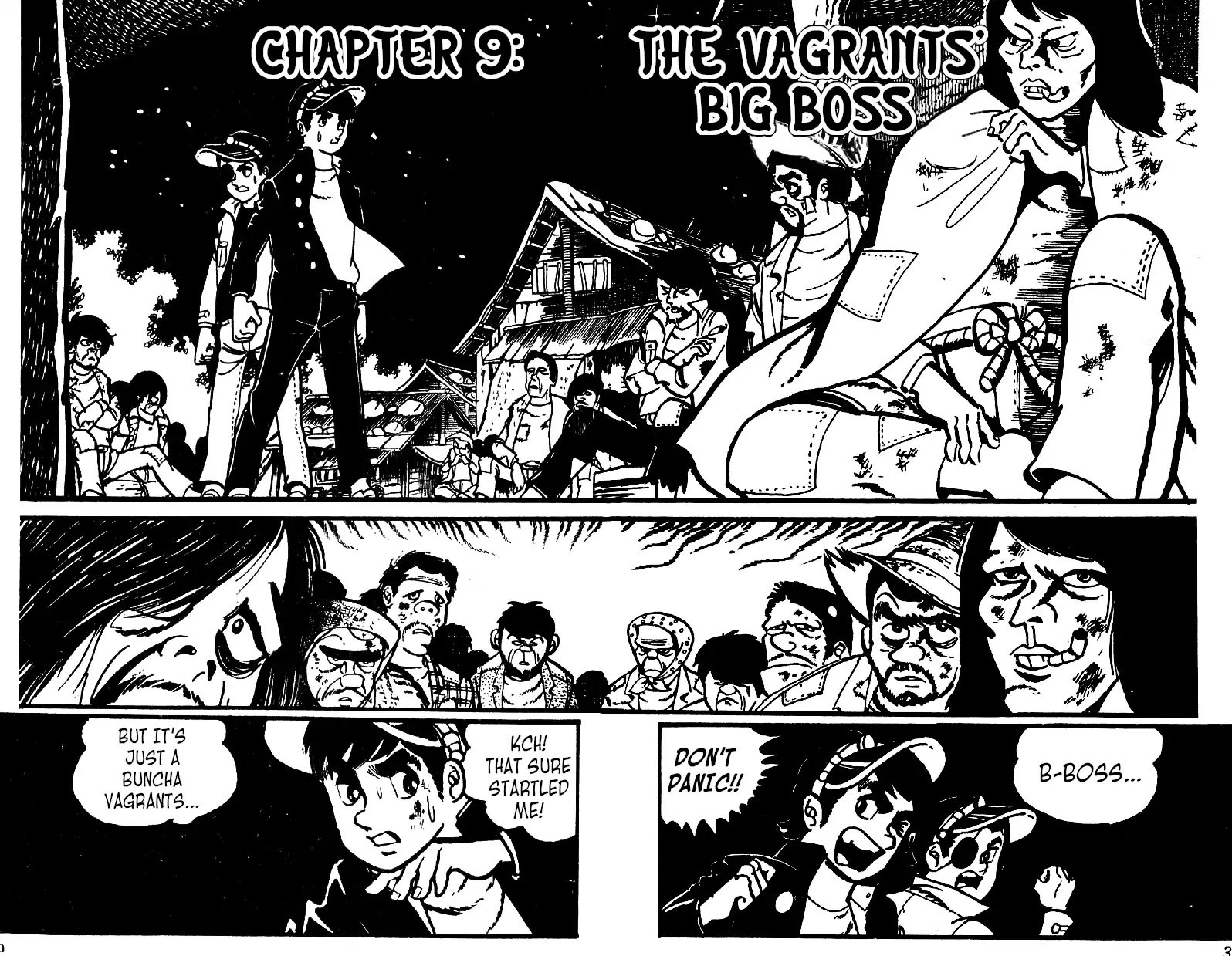 Otoko Ippiki Gaki Daishou Chapter 9 page 1 - Chapter 9: The Vagrants' Big Boss