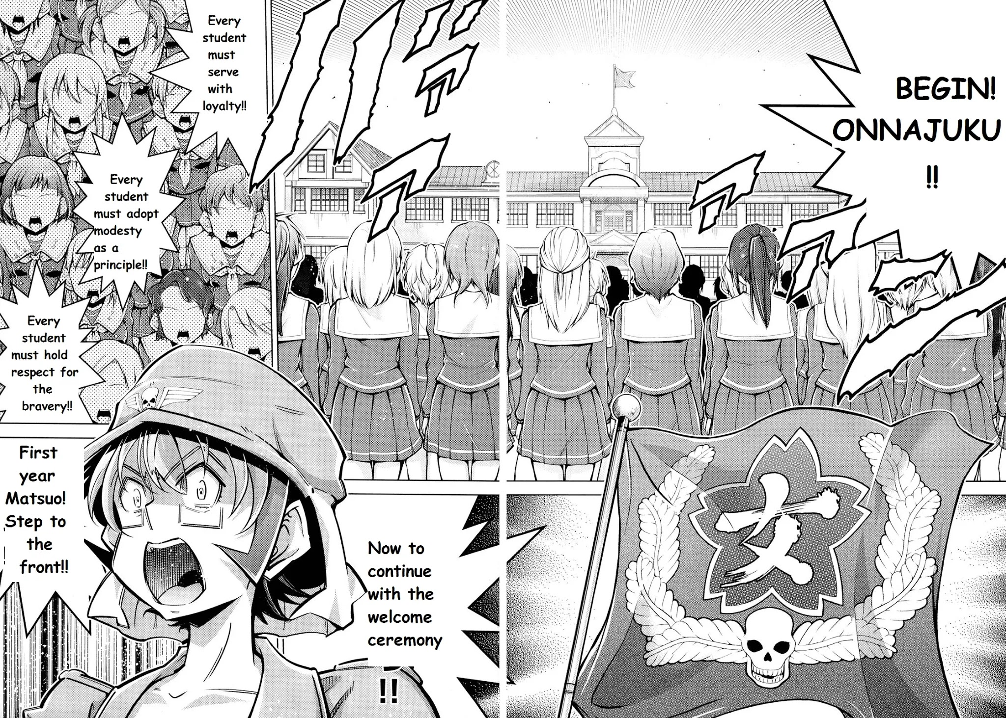 Otokojuku Side Story: Crimson!! Women's Private School Chapter 1 page 11 - Chapter 1: This is Onnajuku!