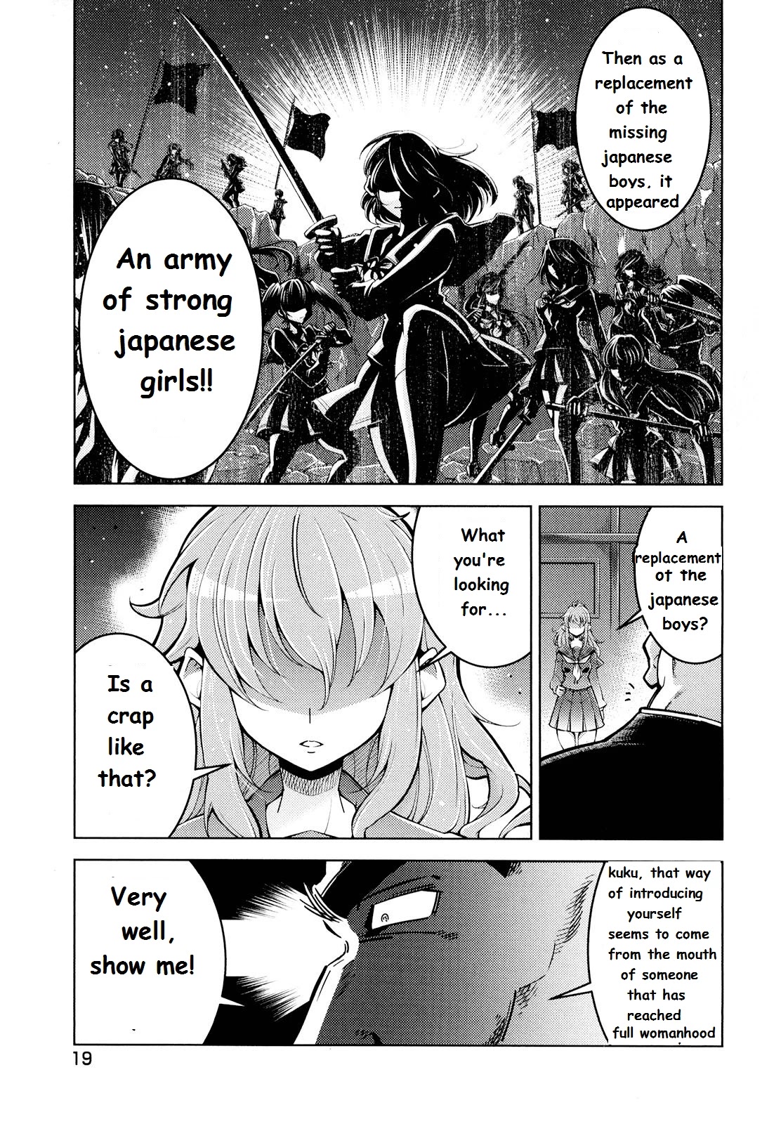 Otokojuku Side Story: Crimson!! Women's Private School Chapter 1 page 19 - Chapter 1: This is Onnajuku!