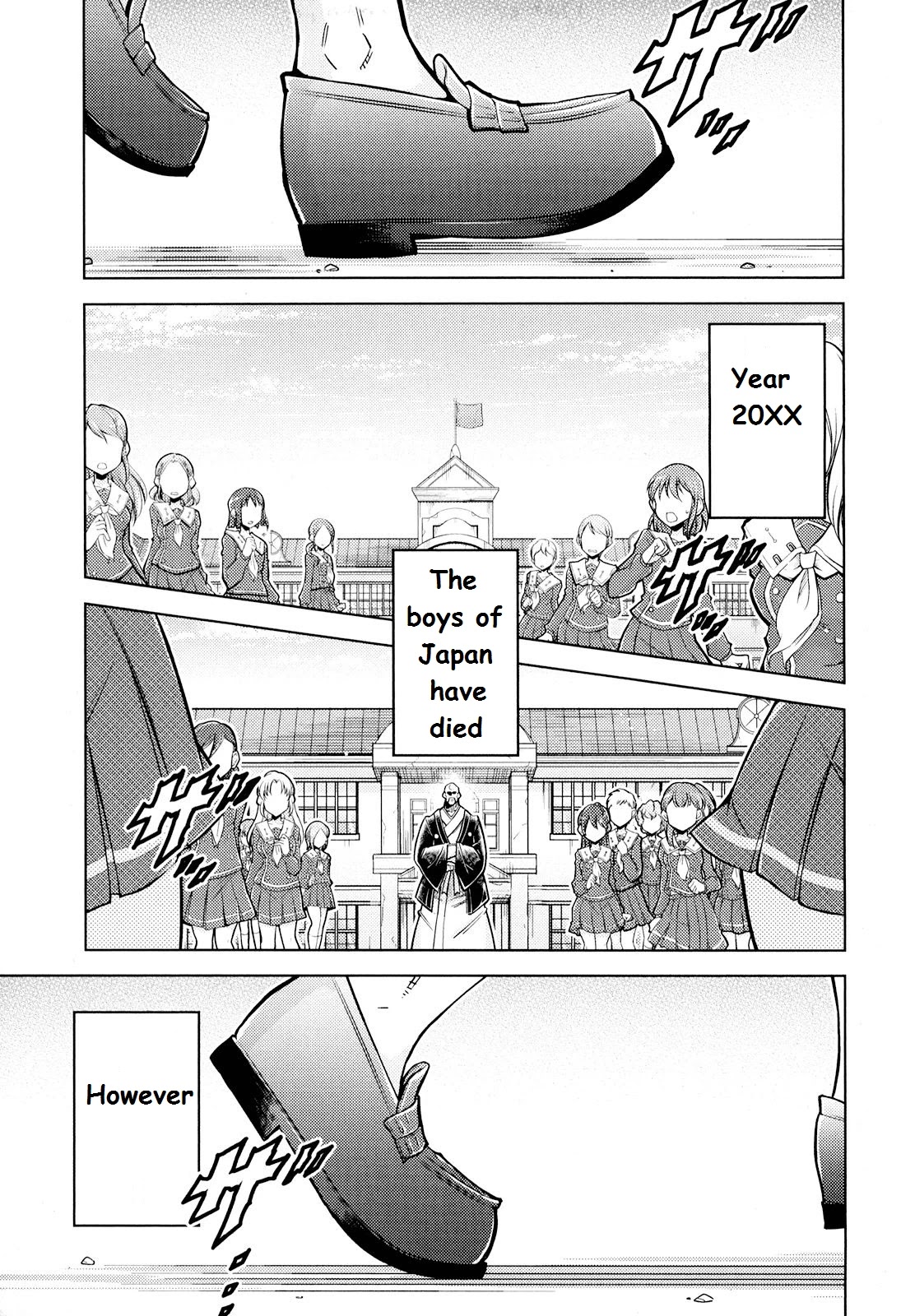 Otokojuku Side Story: Crimson!! Women's Private School Chapter 1 page 38 - Chapter 1: This is Onnajuku!
