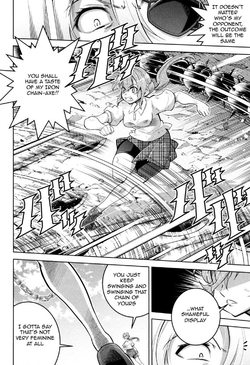 Otokojuku Side Story: Crimson!! Women's Private School Chapter 12 page 15 - Chapter 12: Decisive Battle!! Great Student Alliance Specialty: Lacrosse