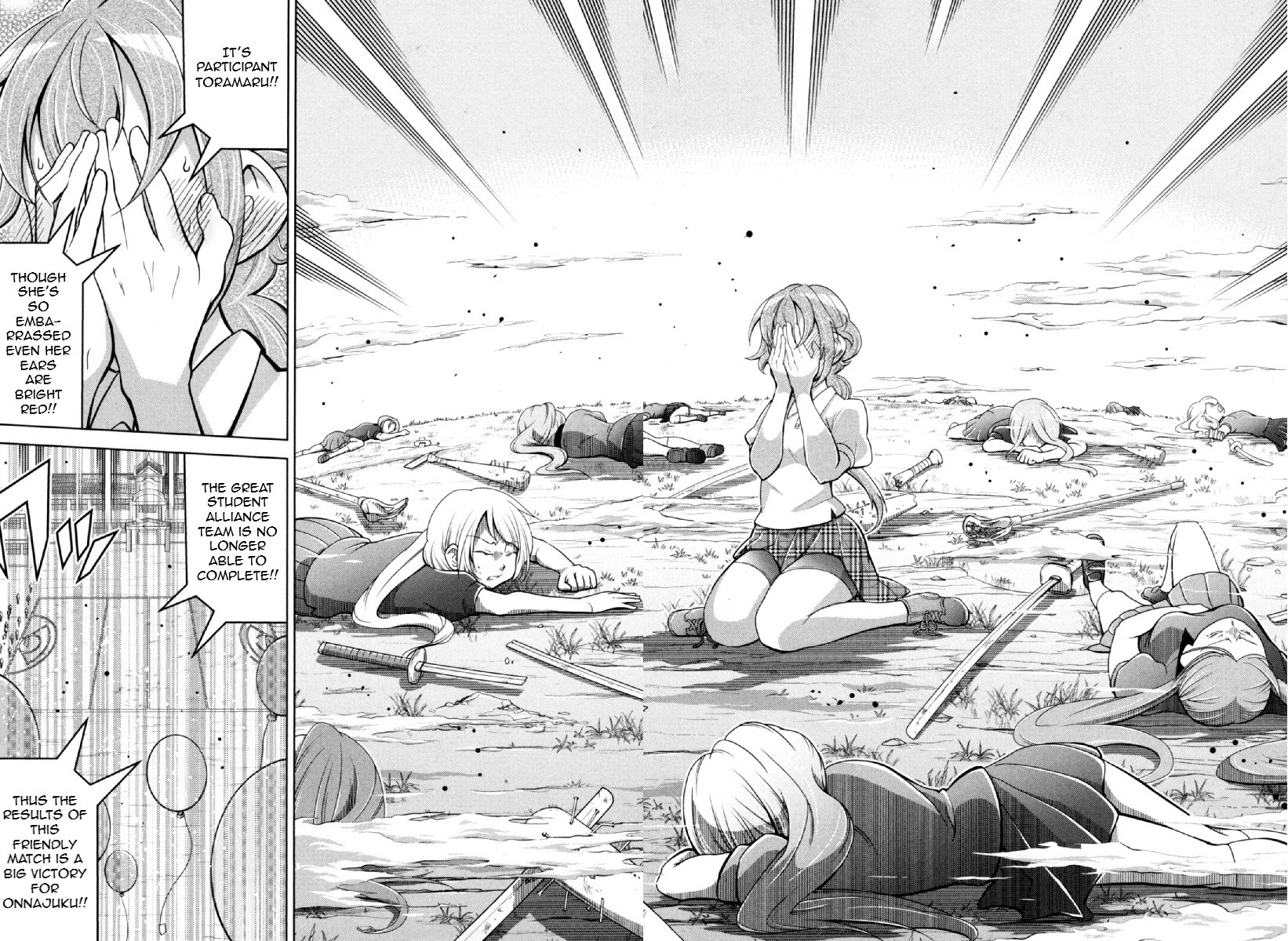 Otokojuku Side Story: Crimson!! Women's Private School Chapter 12 page 22 - Chapter 12: Decisive Battle!! Great Student Alliance Specialty: Lacrosse