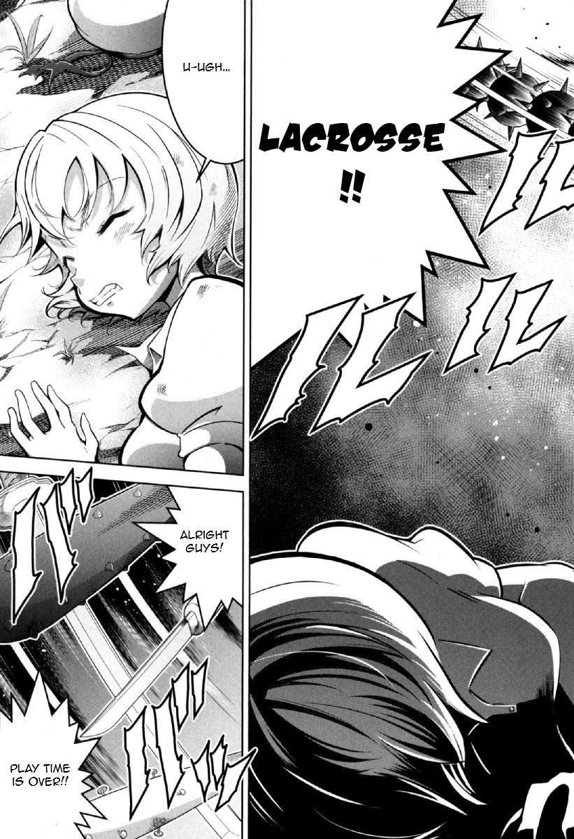 Otokojuku Side Story: Crimson!! Women's Private School Chapter 12 page 4 - Chapter 12: Decisive Battle!! Great Student Alliance Specialty: Lacrosse