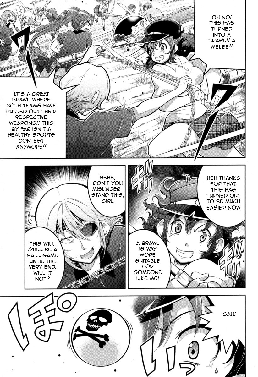 Otokojuku Side Story: Crimson!! Women's Private School Chapter 12 page 6 - Chapter 12: Decisive Battle!! Great Student Alliance Specialty: Lacrosse