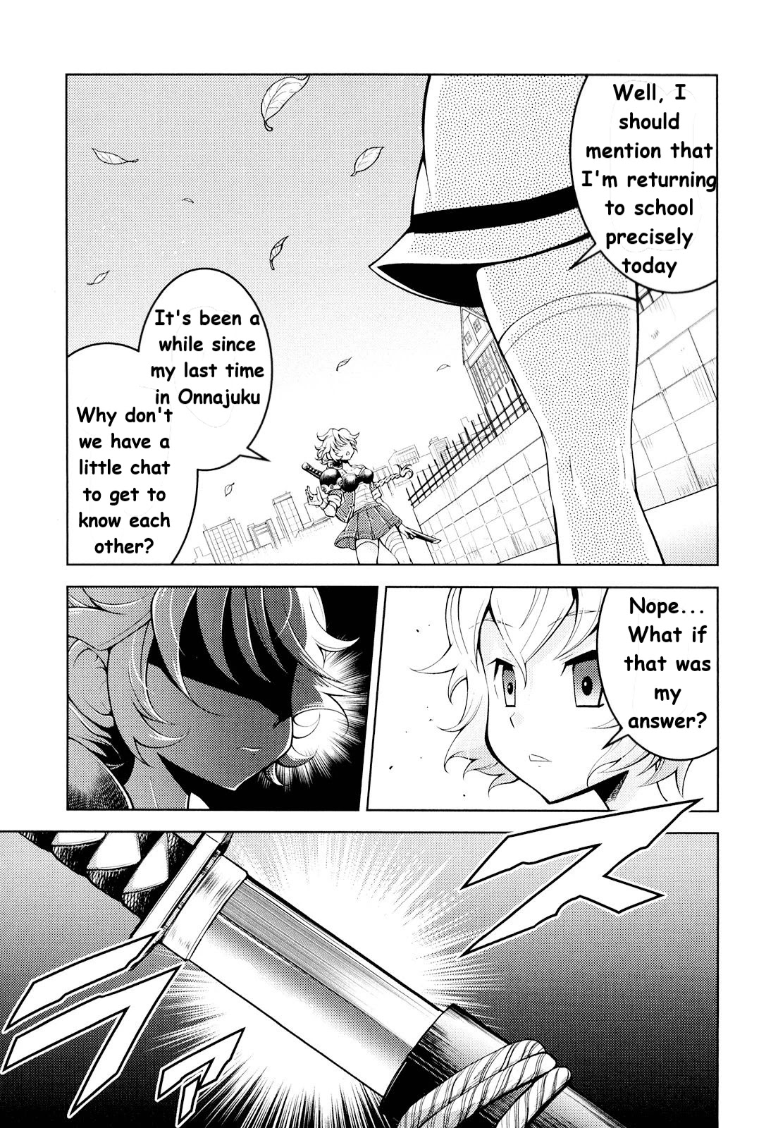 Otokojuku Side Story: Crimson!! Women's Private School Chapter 6 page 10 - Chapter 6: The woman called JK!!