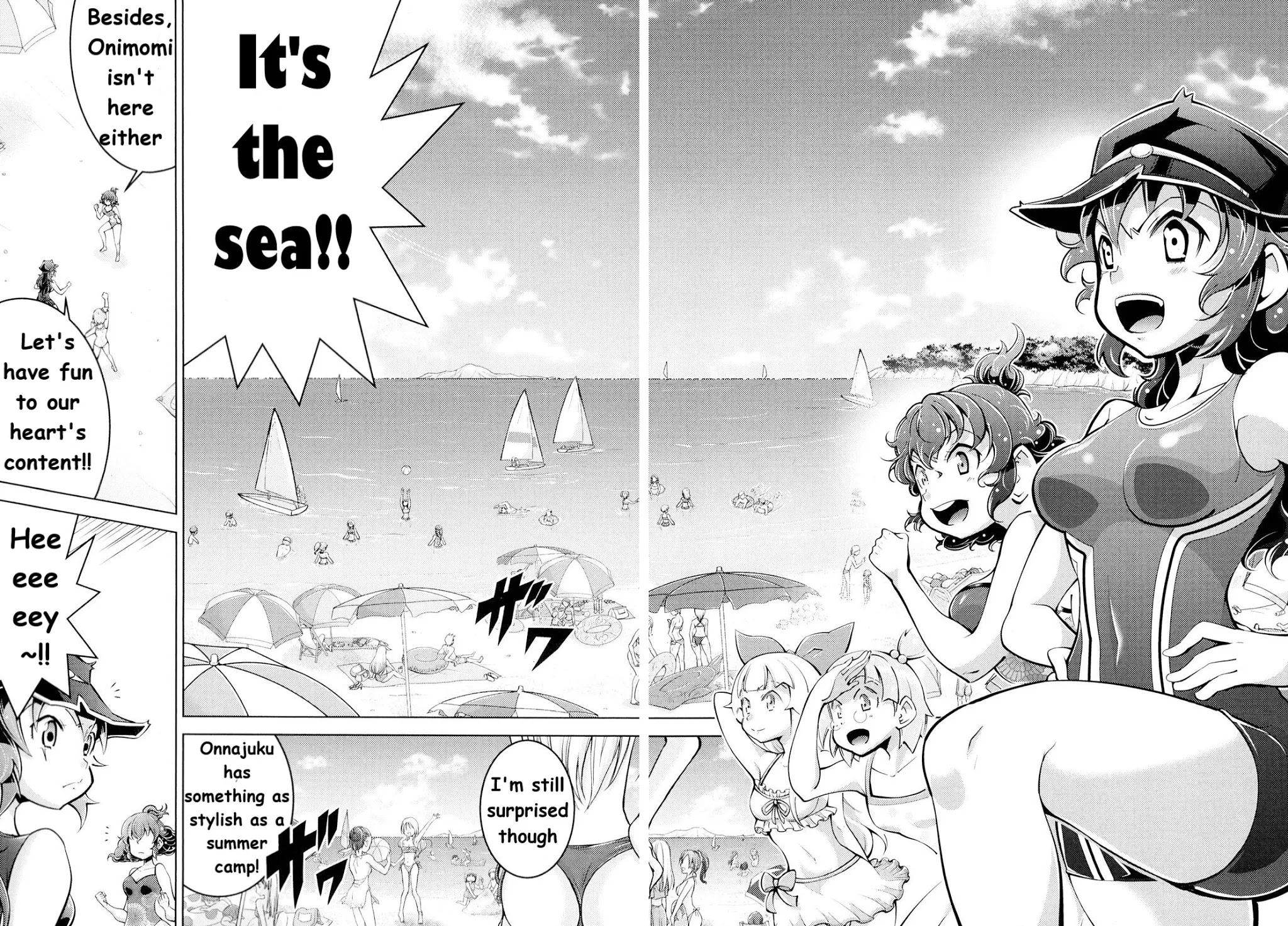 Otokojuku Side Story: Crimson!! Women's Private School Chapter 8 page 4 - Chapter 8: Adventure!! Demon's Corpse Island Part 1