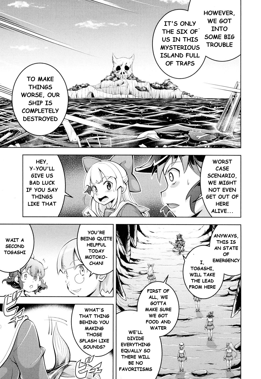 Otokojuku Side Story: Crimson!! Women's Private School Chapter 9 page 5 - Chapter 9: Adventure!! Demon's Corpse Island part 2