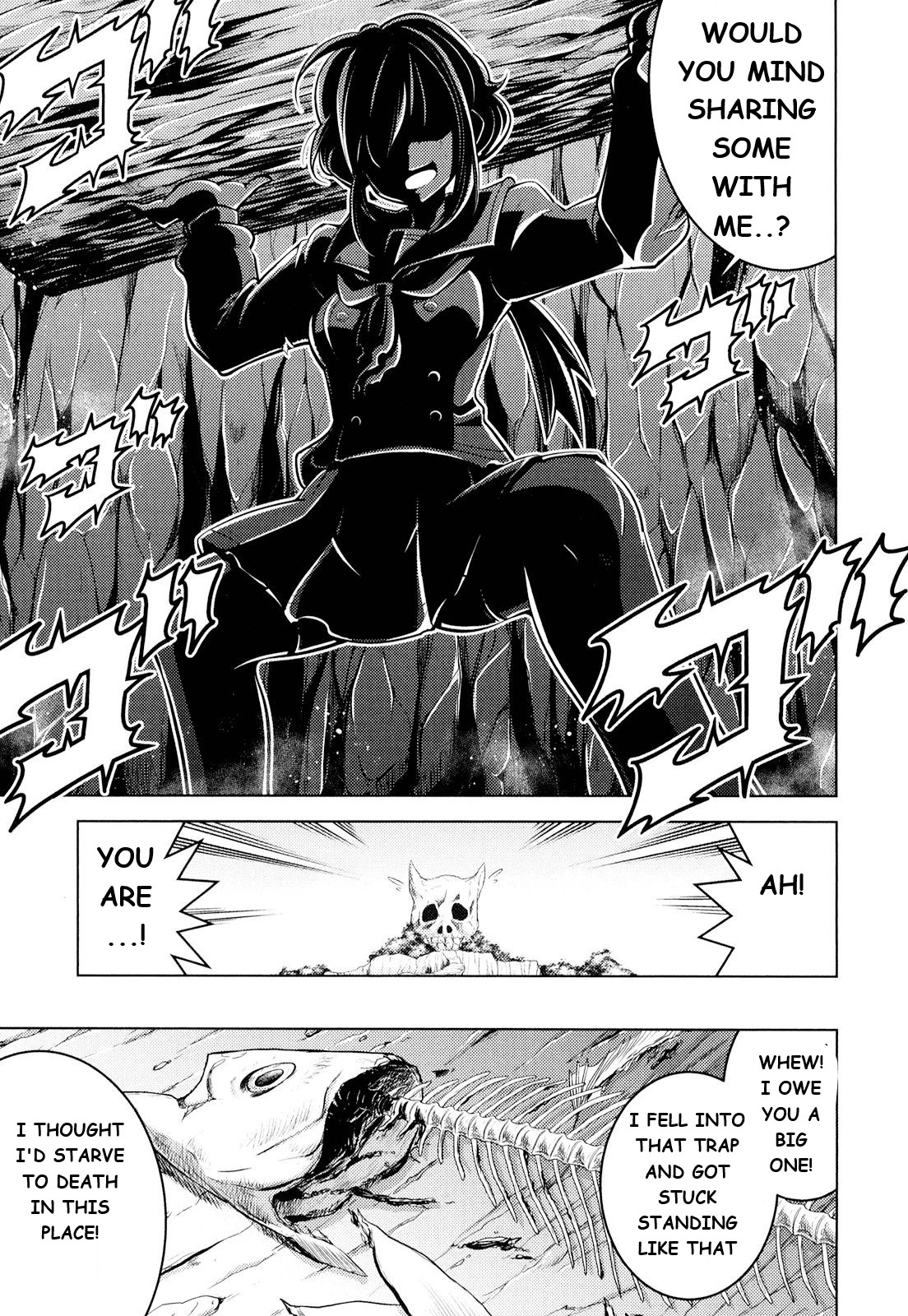 Otokojuku Side Story: Crimson!! Women's Private School Chapter 9 page 7 - Chapter 9: Adventure!! Demon's Corpse Island part 2