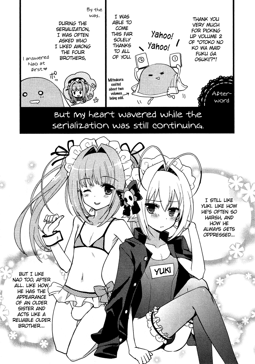 Otokonoko wa Maid Fuku ga Osuki!? Chapter 14 page 27 - Chapter 14: Welcome Home! Cherry Girls is Always Here [End]