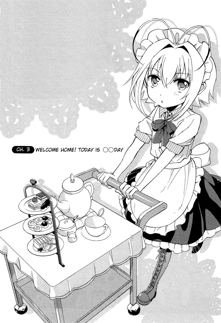 Otokonoko wa Maid Fuku ga Osuki!? Chapter 3 page 3 - Chapter 3: Welcome Home! Today is OO Day