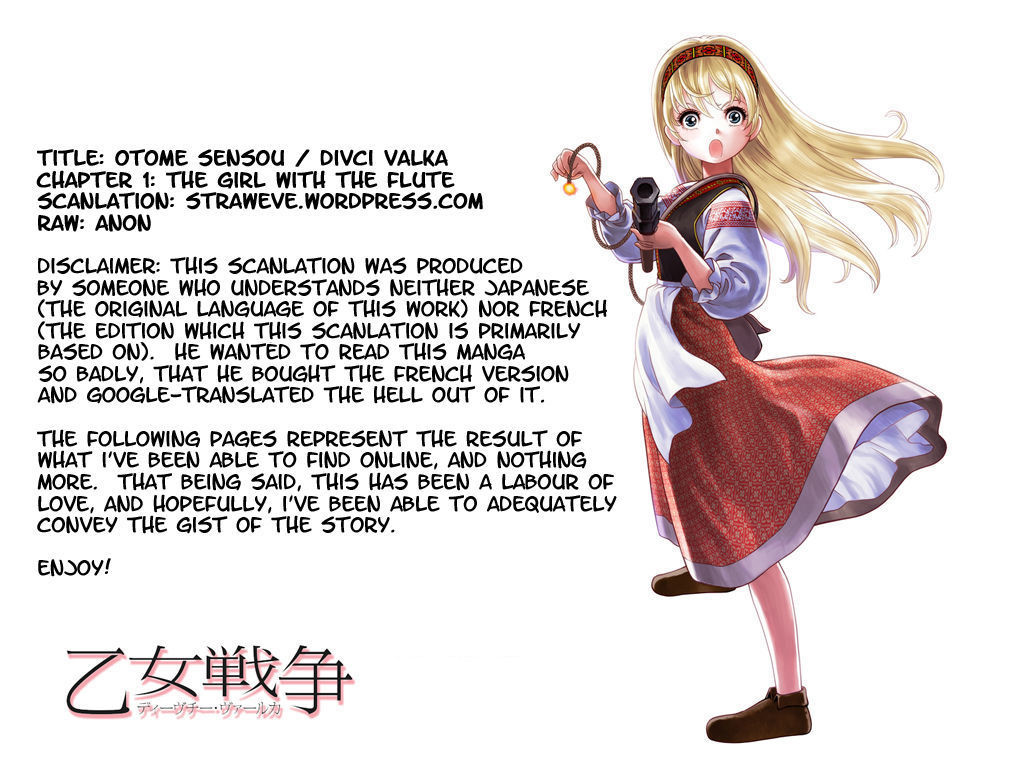 Otome Chikku Sensou Chapter 1 page 1 - Chapter 1 : The Girl With The Flute