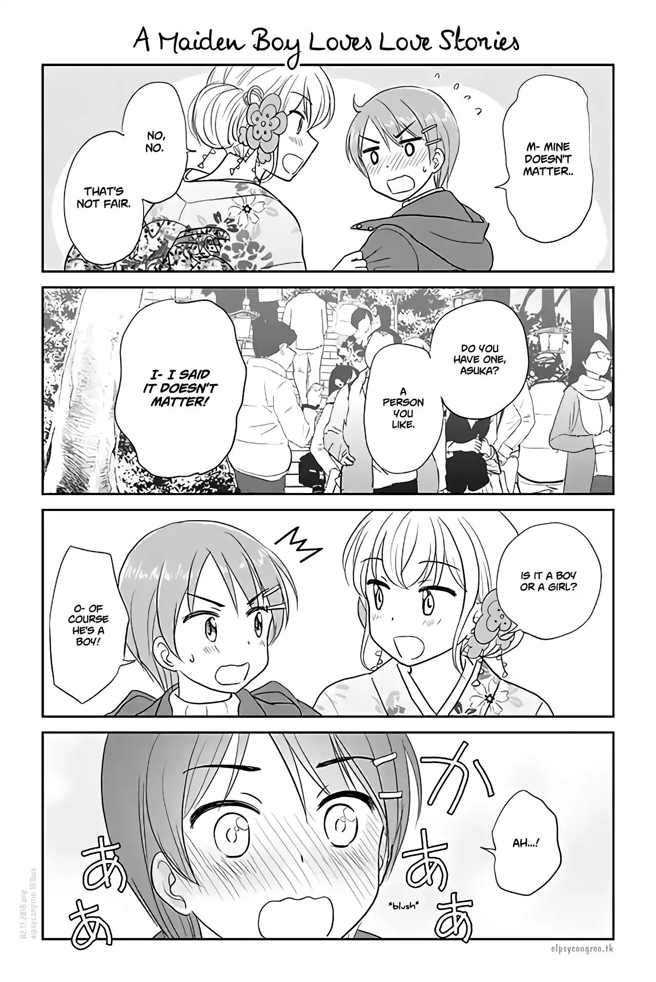 Otome Danshi ni Koisuru Otome Chapter 137 page 1 - Chapter 137: A Maiden Boy Loves Love Stories