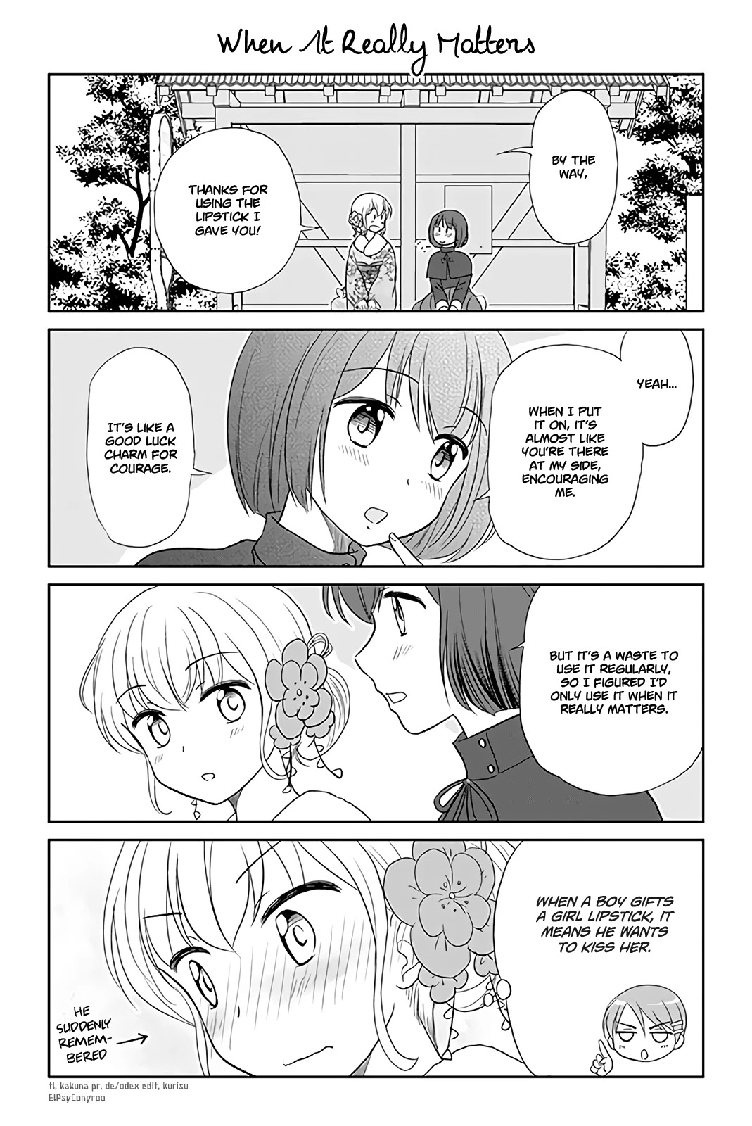 Otome Danshi ni Koisuru Otome Chapter 152 page 1 - Chapter 152: When It Really Matters