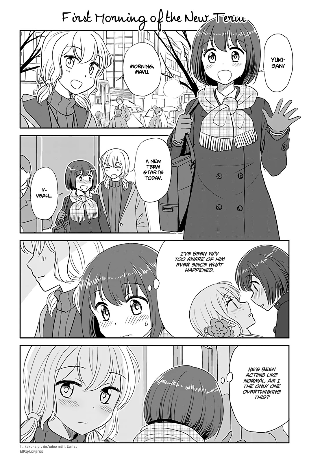 Otome Danshi ni Koisuru Otome Chapter 155 page 1 - Chapter 155: First Morning Of The New Term