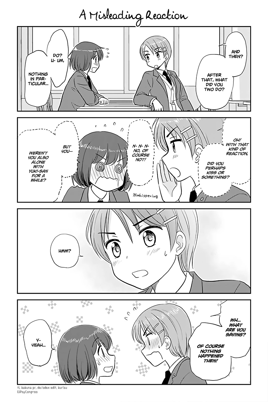 Otome Danshi ni Koisuru Otome Chapter 158 page 1 - Chapter 158: A Misleading Reation