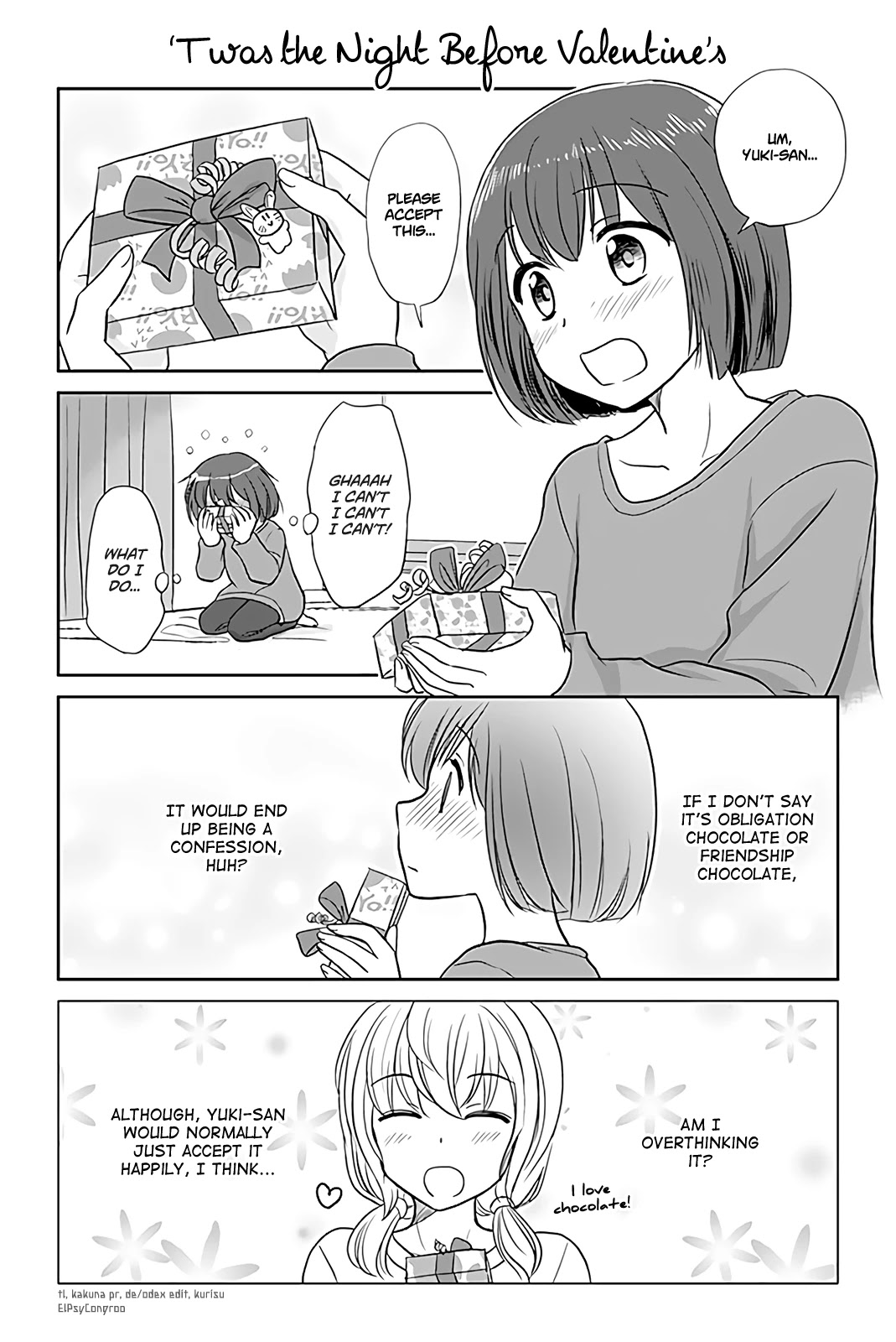 Otome Danshi ni Koisuru Otome Chapter 163 page 1 - Chapter 163: ‘Twas the Night Before Valentine’s