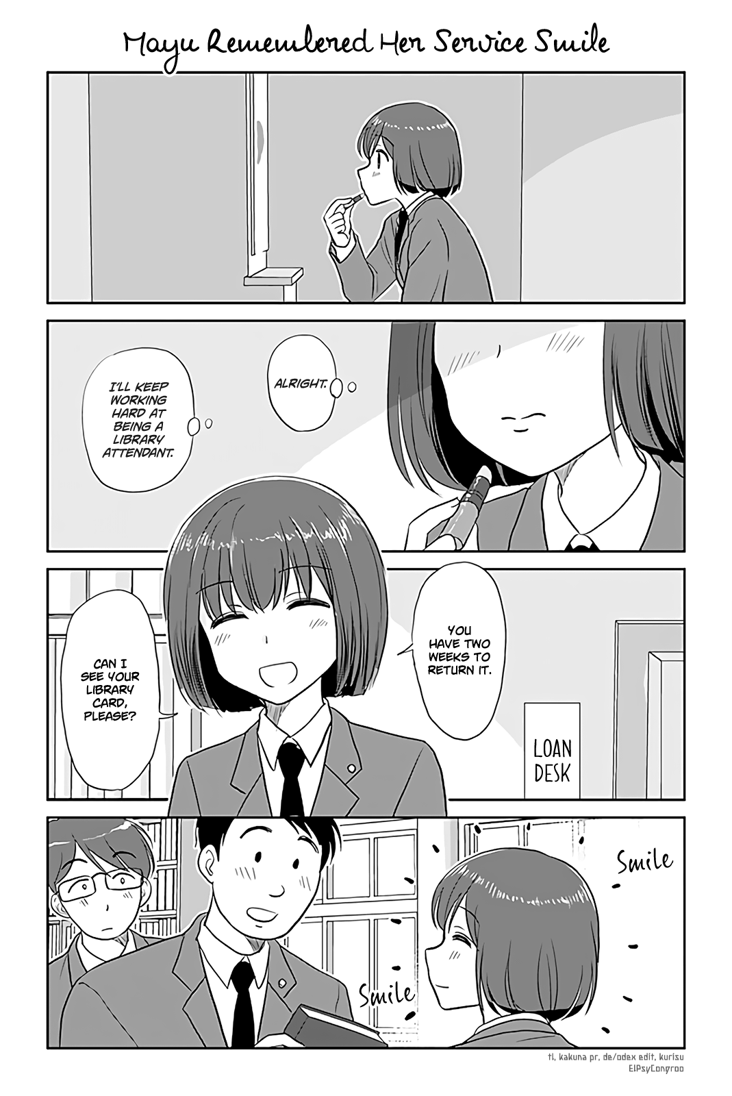 Otome Danshi ni Koisuru Otome Chapter 167 page 1 - Chapter 167: Mayu Remembered Her Service Smile