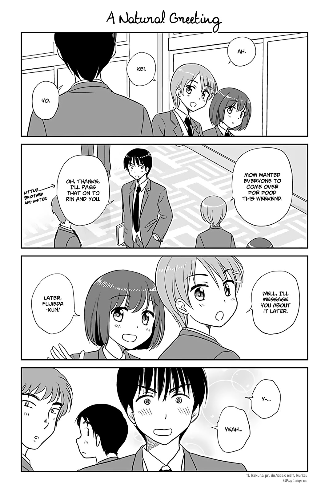 Otome Danshi ni Koisuru Otome Chapter 170 page 1 - Chapter 170: A Natural Greeting