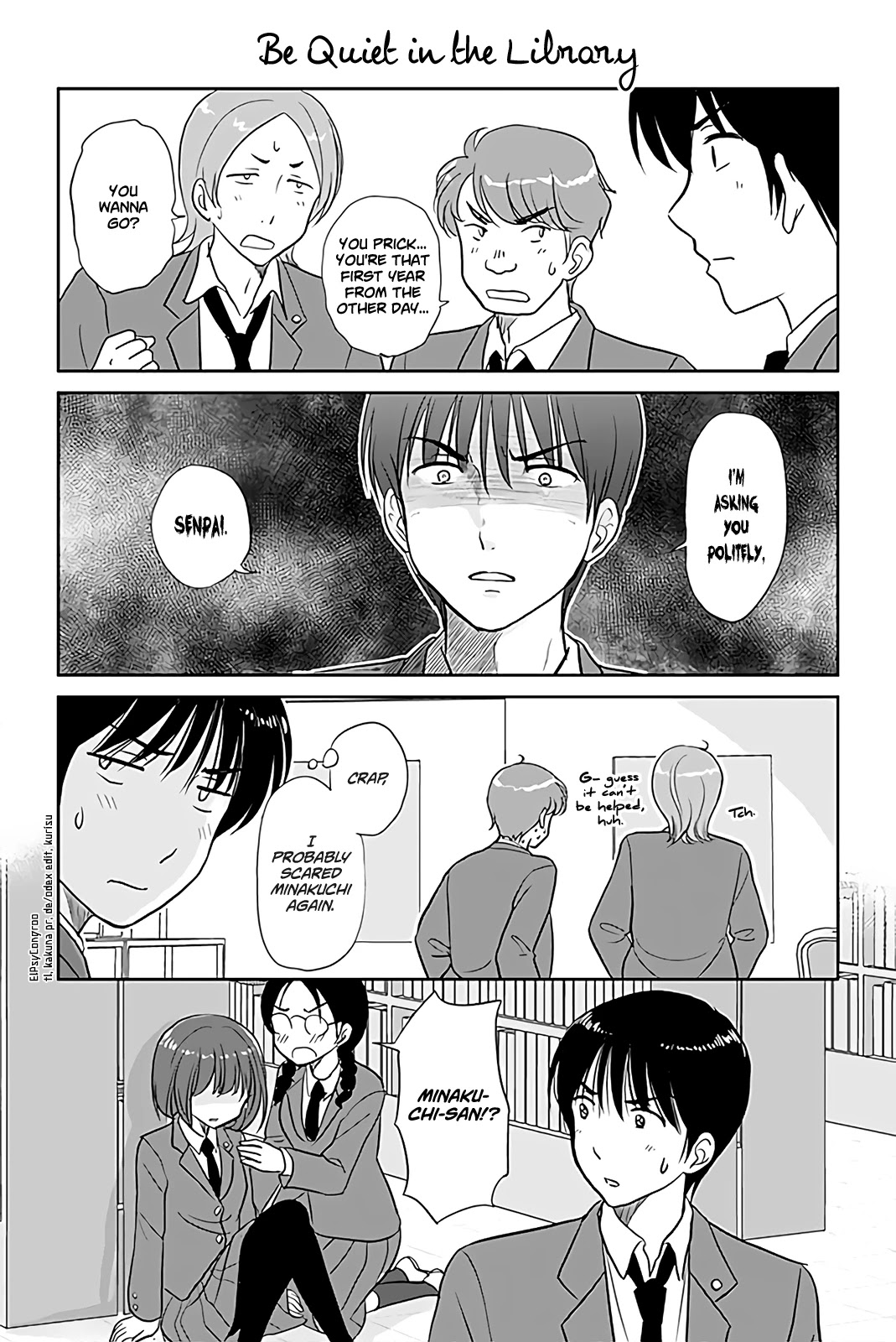 Otome Danshi ni Koisuru Otome Chapter 174 page 1 - Chapter 174: Be Quiet in the Library