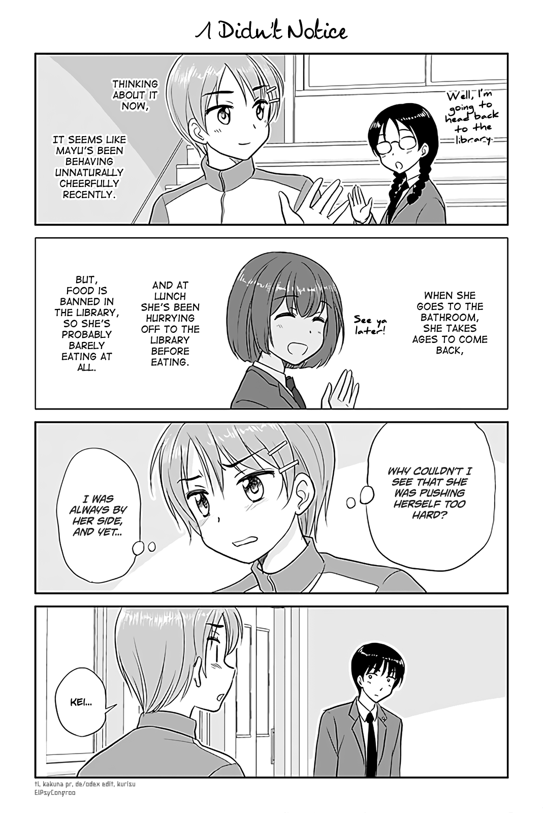 Otome Danshi ni Koisuru Otome Chapter 178 page 1 - Chapter 178: I Didn't Notice
