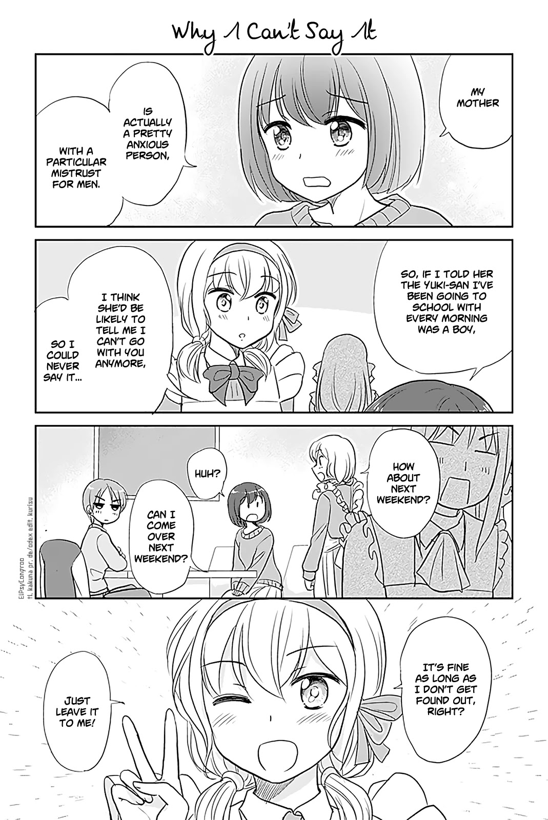 Otome Danshi ni Koisuru Otome Chapter 197 page 1 - Chapter 197: Why I Can't Say It
