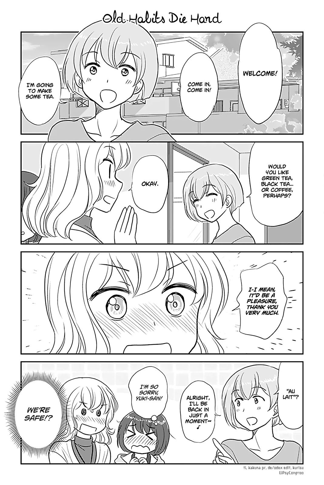 Otome Danshi ni Koisuru Otome Chapter 204 page 1 - Chapter 204: Old Habits Die Hard