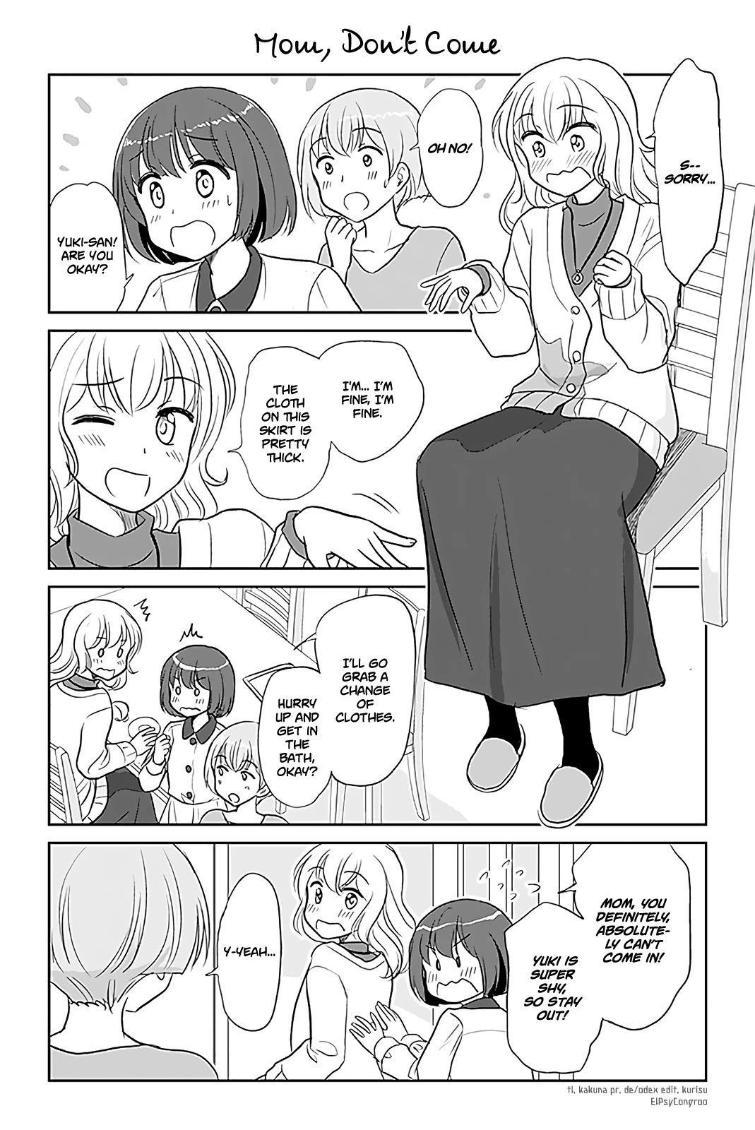 Otome Danshi ni Koisuru Otome Chapter 208 page 1 - Chapter 208: Mom, Don't Come