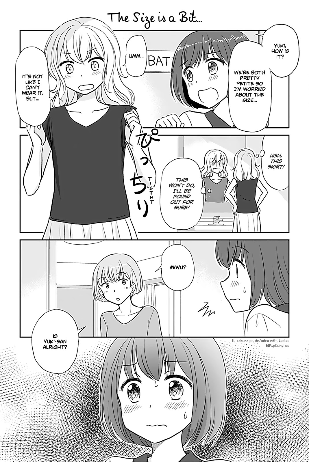 Otome Danshi ni Koisuru Otome Chapter 209 page 1 - Chapter 209: The Size Is A Bit...