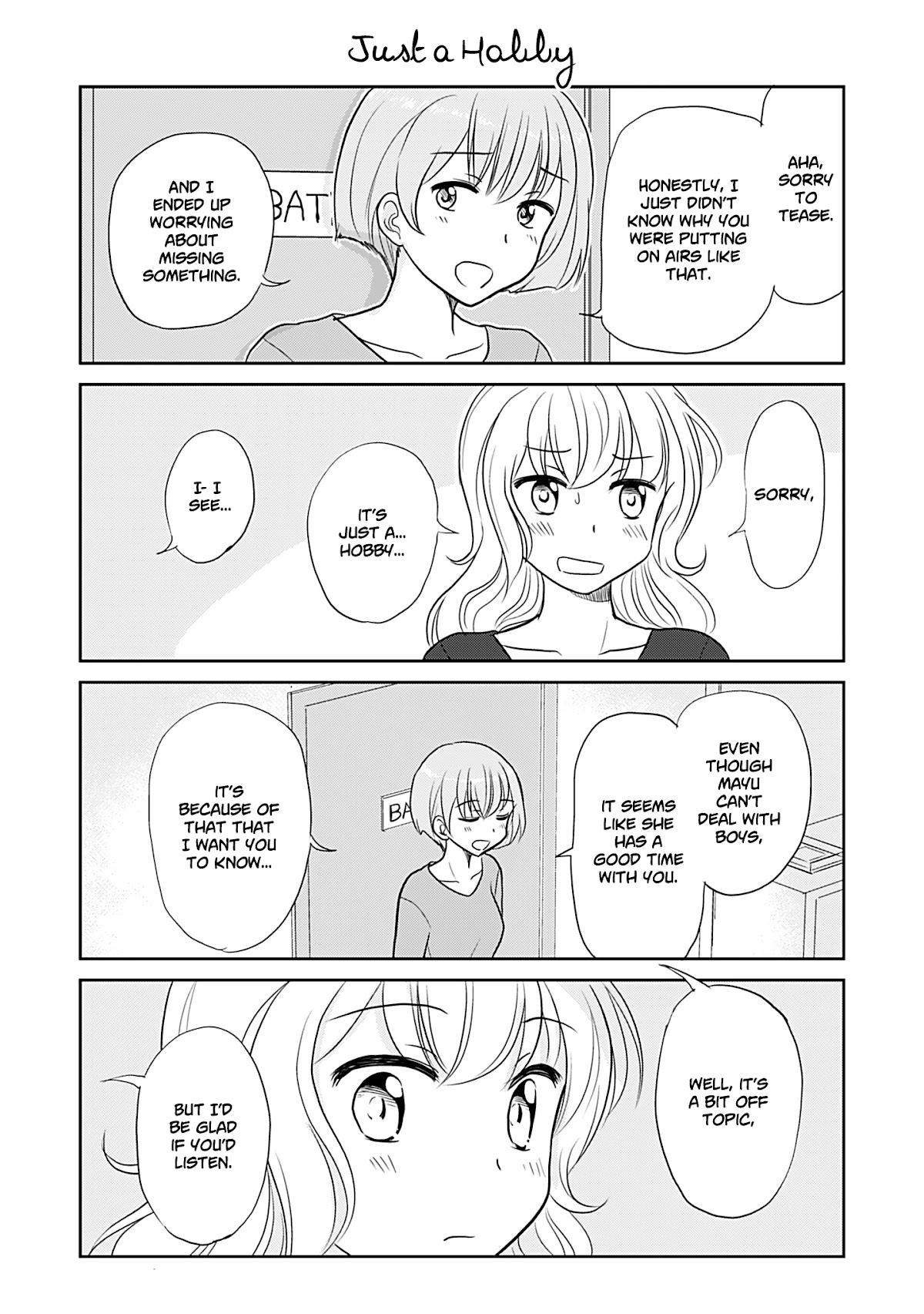 Otome Danshi ni Koisuru Otome Chapter 212 page 1 - Chapter 212: Just a Hobby