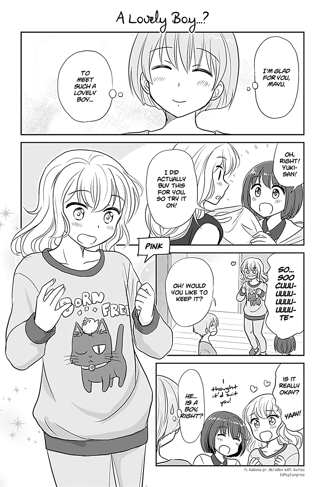 Otome Danshi ni Koisuru Otome Chapter 218 page 1 - Chapter 218: A Lovely Boy...?