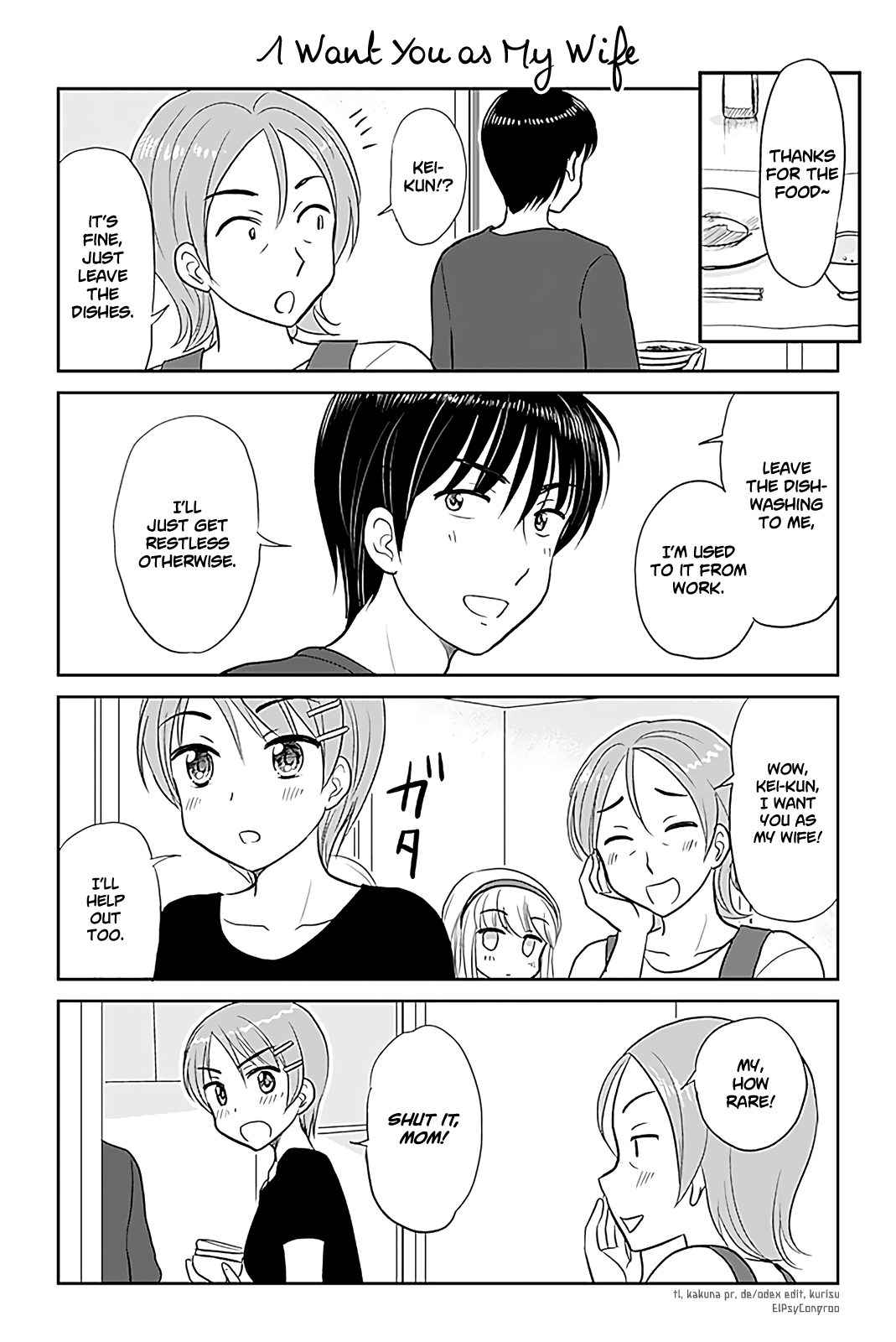 Otome Danshi ni Koisuru Otome Chapter 221 page 1 - Chapter 221: I Want You as My Wife