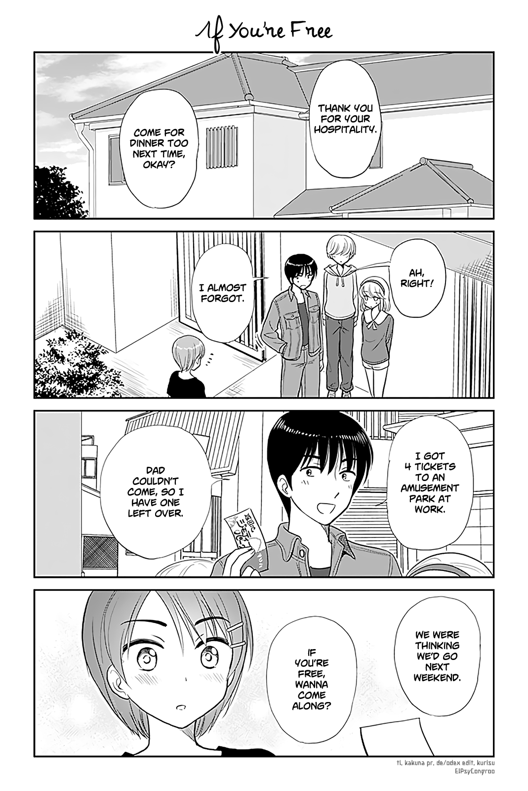Otome Danshi ni Koisuru Otome Chapter 225 page 1 - Chapter 225: If You're Free