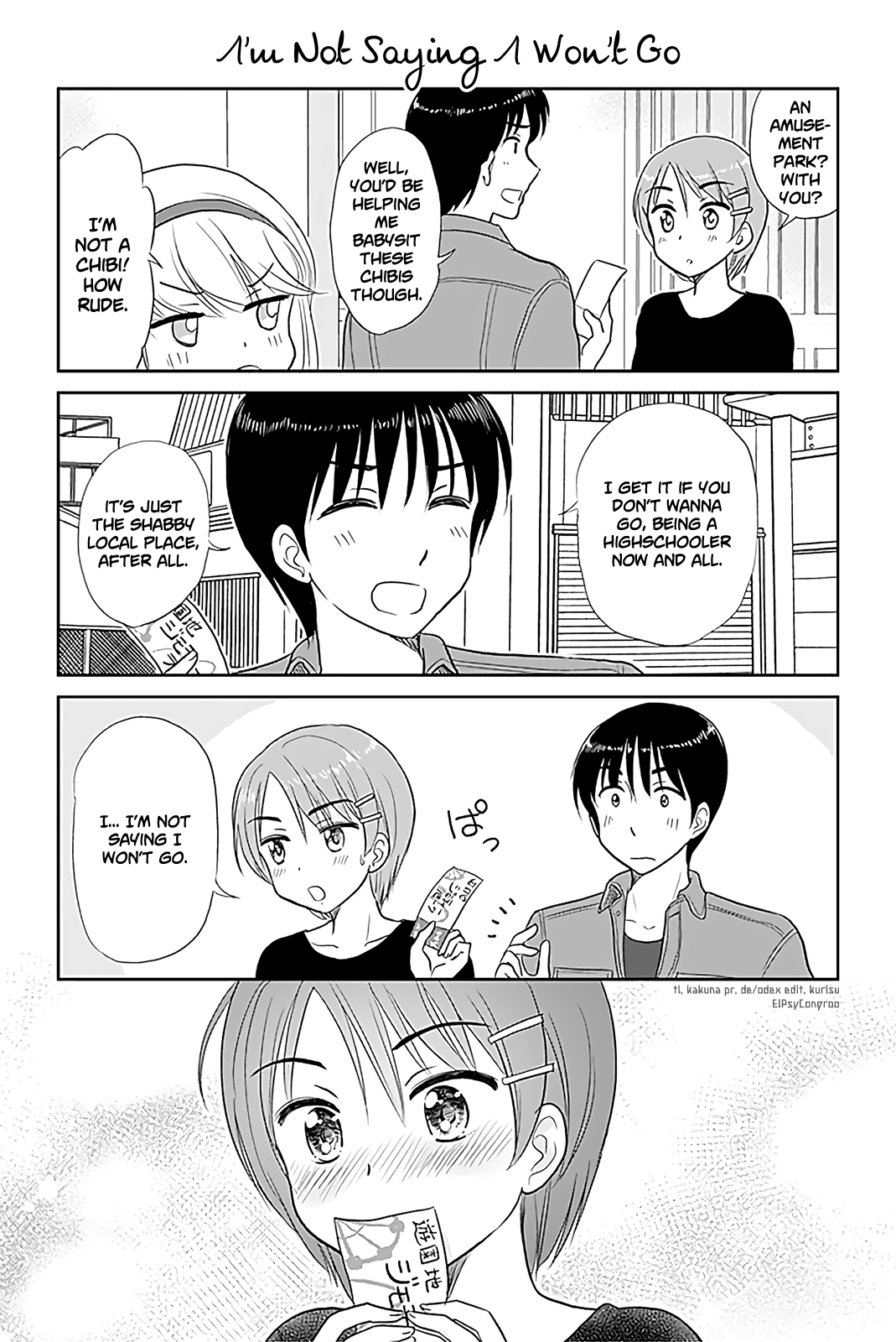 Otome Danshi ni Koisuru Otome Chapter 226 page 1 - Chapter 226: I’m Not Saying I Won’t Go