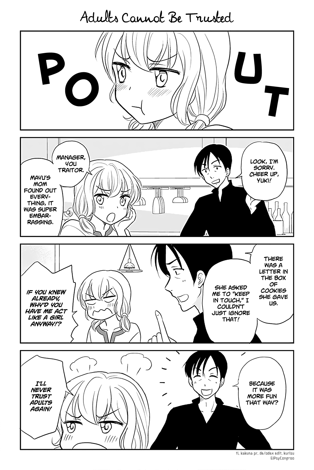 Otome Danshi ni Koisuru Otome Chapter 227 page 1 - Chapter 227: Adults Cannot Be Trusted