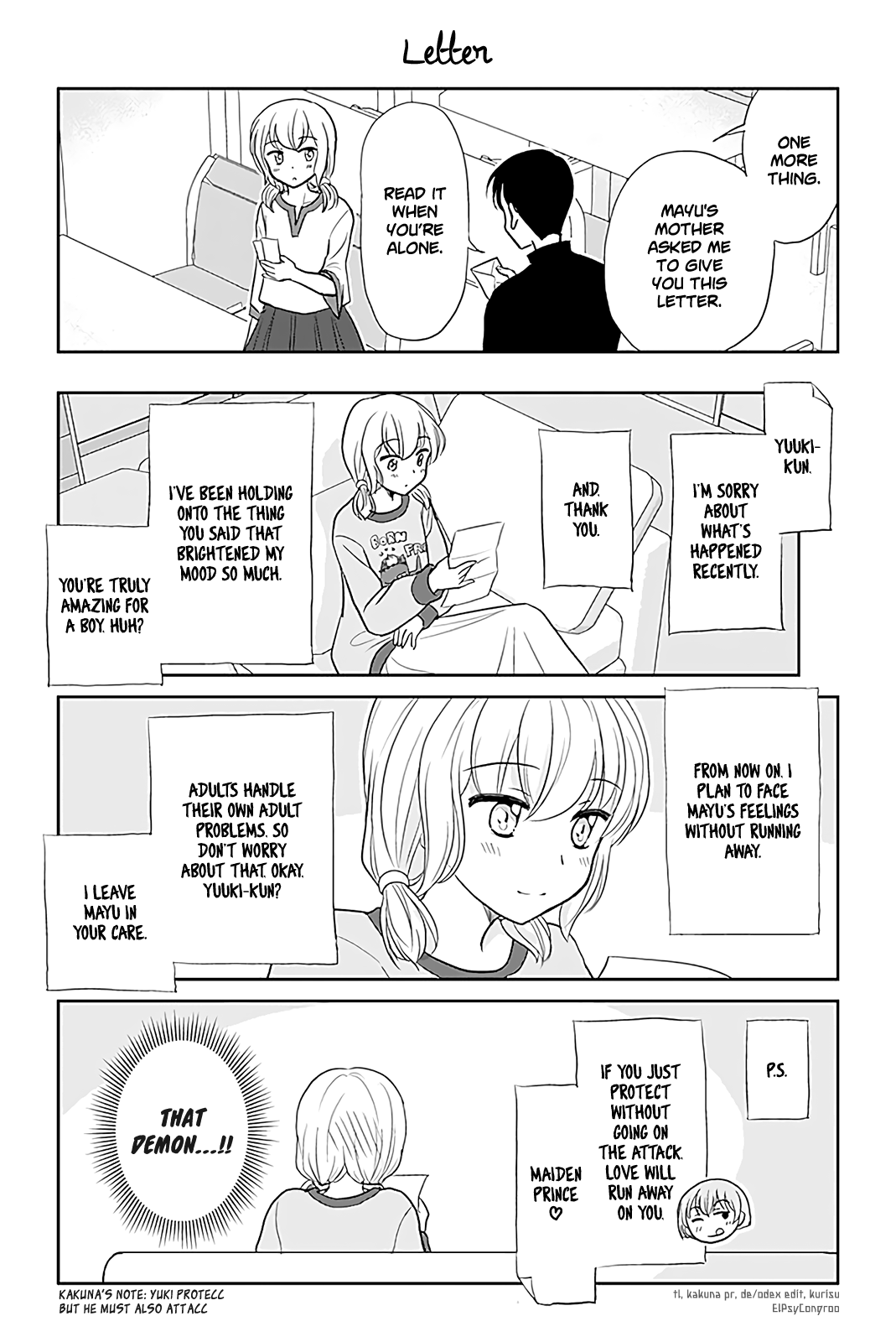 Otome Danshi ni Koisuru Otome Chapter 229 page 1 - Chapter 229: Letter