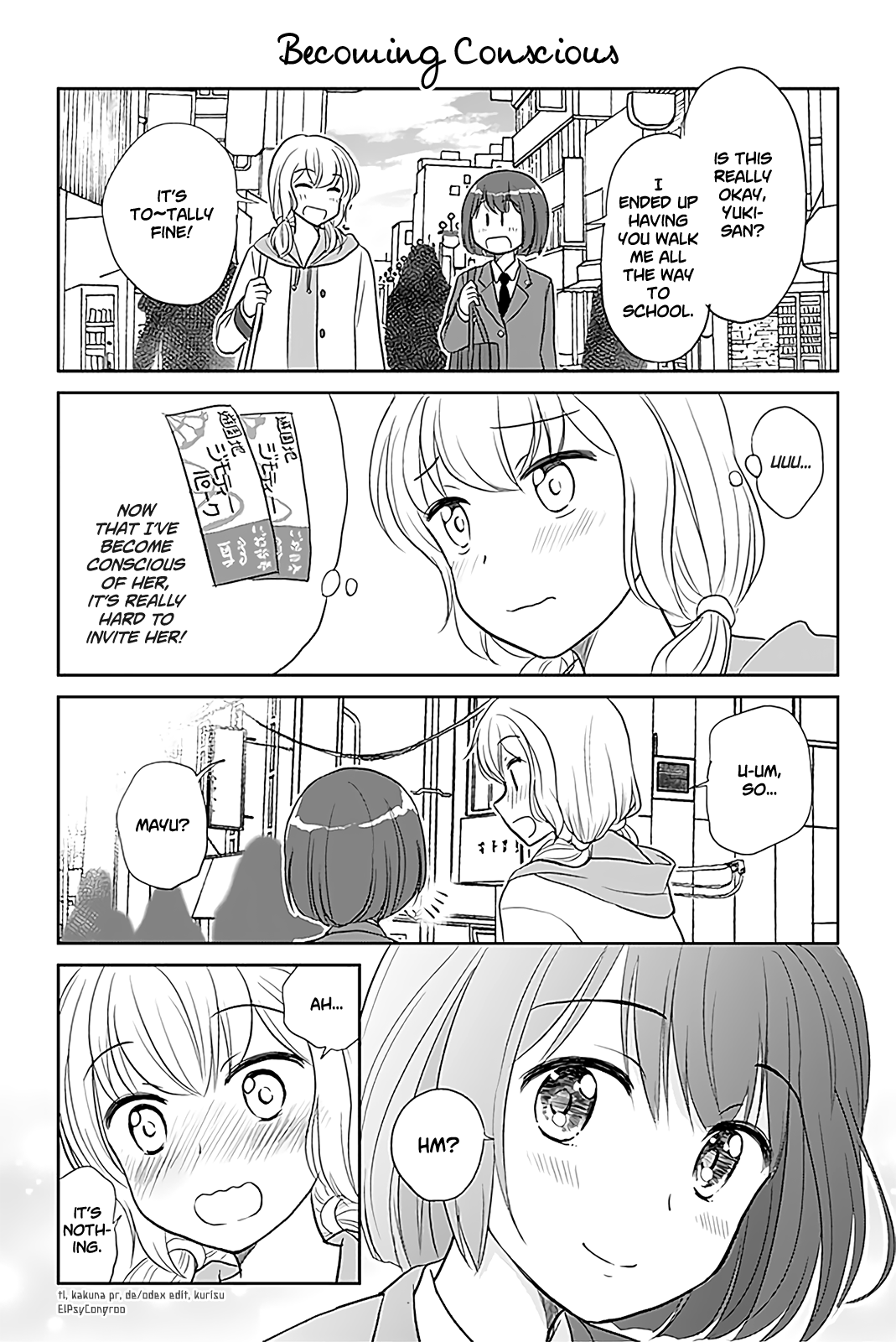 Otome Danshi ni Koisuru Otome Chapter 230 page 1 - Chapter 230: Becoming Conscious
