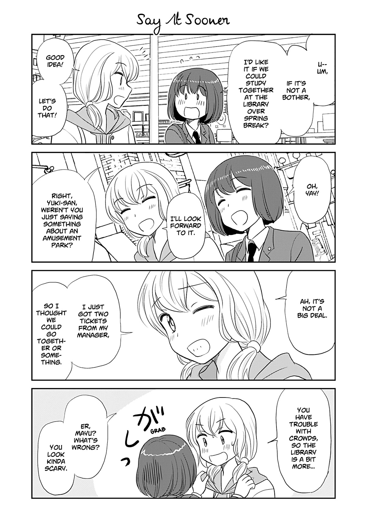 Otome Danshi ni Koisuru Otome Chapter 232 page 1 - Chapter 232: Say It Sooner
